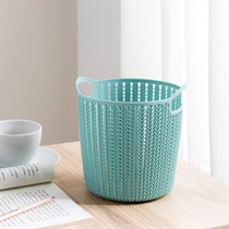 Imitation vine-knitted desktop containing basket plastic hollowed-out containing basket kitchen snacks containing box bathroom bathing basket