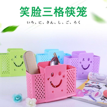 Home Kitchen Chopstick Cylinder Chopstick Box Plastic Hanging Type Drain chopsticks contain Multi-functional chopstick holder chopstick holder