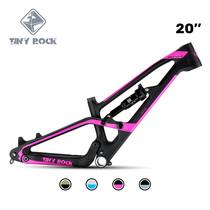 TinyRock carbon fiber ultra-high strength all-terrain mountain suspension frame Softail bicycle 20-inch frame