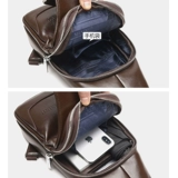 Нагрудная сумка, сумка на одно плечо, сумка для телефона, рюкзак, из натуральной кожи, подарок на день рождения