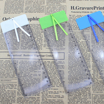 Students use portable bookmarks magnifying glass Card magnifying glass Ruler magnifying glass Children and the elderly reading customization