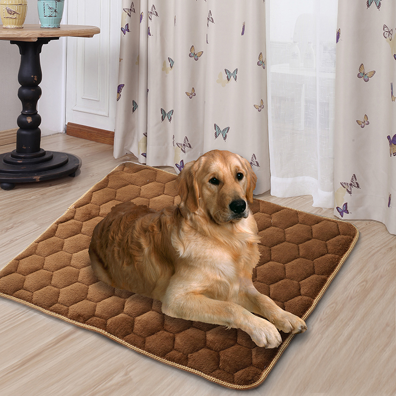 Pet mat Teddy dog's nest gold dog cage autumn winter dog socket cushion autumn and winter cat cushion