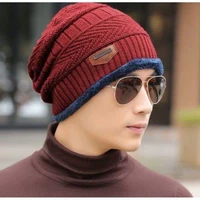 Burgundy hat