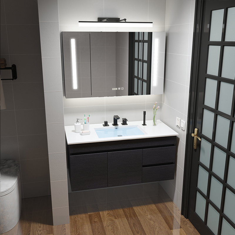 Nordic Modern Minimalist Bathroom Cabinet Combination Bathroom