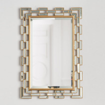 Corridor creative porch wall hanging American model room soft fireplace decoration mirror restaurant hanging wall modern bathroom mirror