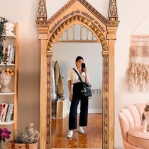 Mirror of Erised American old-fashioned dressing mirror home wall-mounted fitting mirror Harry Potter retro bedroom floor-to-ceiling mirror