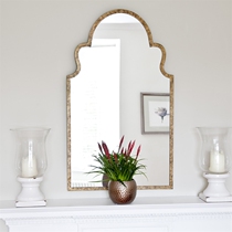 Porch restaurant clothing store background wall sofa Nordic modern wall fireplace decorative mirror round meter box
