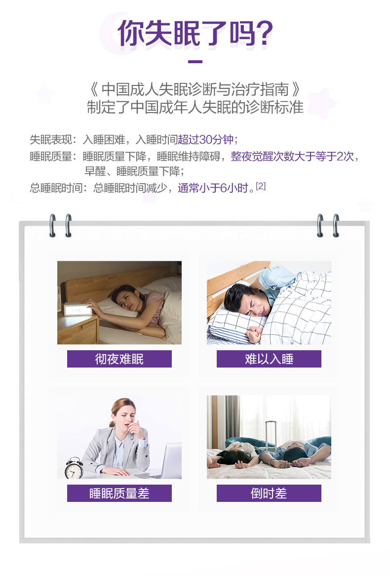 21金维他 褪黑素维生素B6片 60片 快速入睡神器 图2