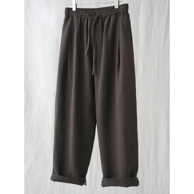 Ma·Fu Summer Linen Loose Pants, Finely Crafted with Red Sandalwood Coffee Color, Pre-Dyed and Over-Dyed Techniques Ma·Fu Summer Linen Loose Pants, Finely Crafted with Red Sandalwood Coffee Color, Pre-Dyed and Over-Dyed Techniques