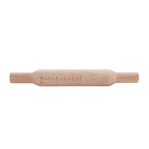 Solid wood rolling pin household three-piece set of noodle rolling pin baking large noodle pin and kneading pad