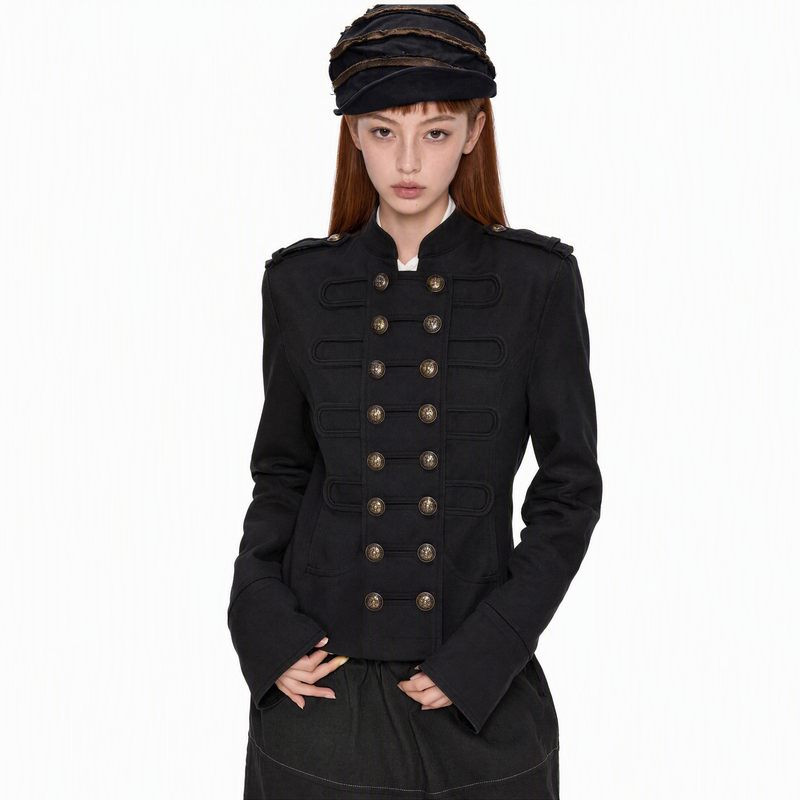 Autumn Early Autumn Old Money Style Women's Short Napoleon Jacket Women's Autumn 2026 New Women's Jacket Top Spring and Autumn