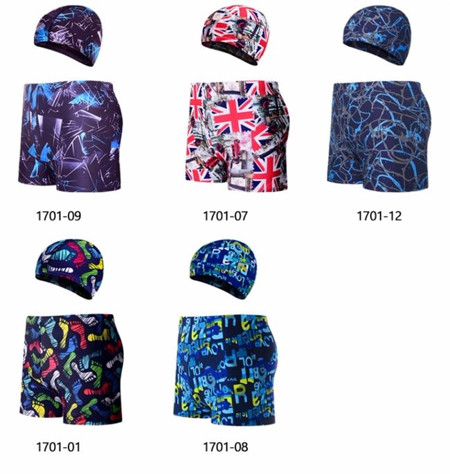 Đồ bơi nam Boxer chống ngượng ngùng Quần áo tắm nam thoải mái Phù hợp với người béo cộng với kích thước lỏng lẻo Thiết bị bơi suối nước nóng - Nam bơi đầm