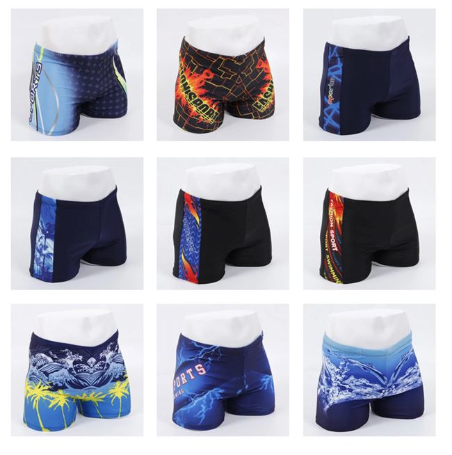 Áo tắm nam Đồ bơi khô nhanh Boxer Flame XL Đồ bơi sexy của nam giới Bộ đồ bơi suối nước nóng Màu đỏ - Nam bơi đầm