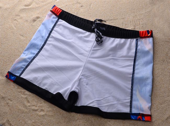 Áo tắm nam Đồ bơi khô nhanh Boxer Flame XL Đồ bơi sexy của nam giới Bộ đồ bơi suối nước nóng Màu đỏ - Nam bơi đầm