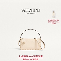 Valentino VALENTINO Women's ROCKSTUD Small Calf Leather Crossbody Bag [Gift]