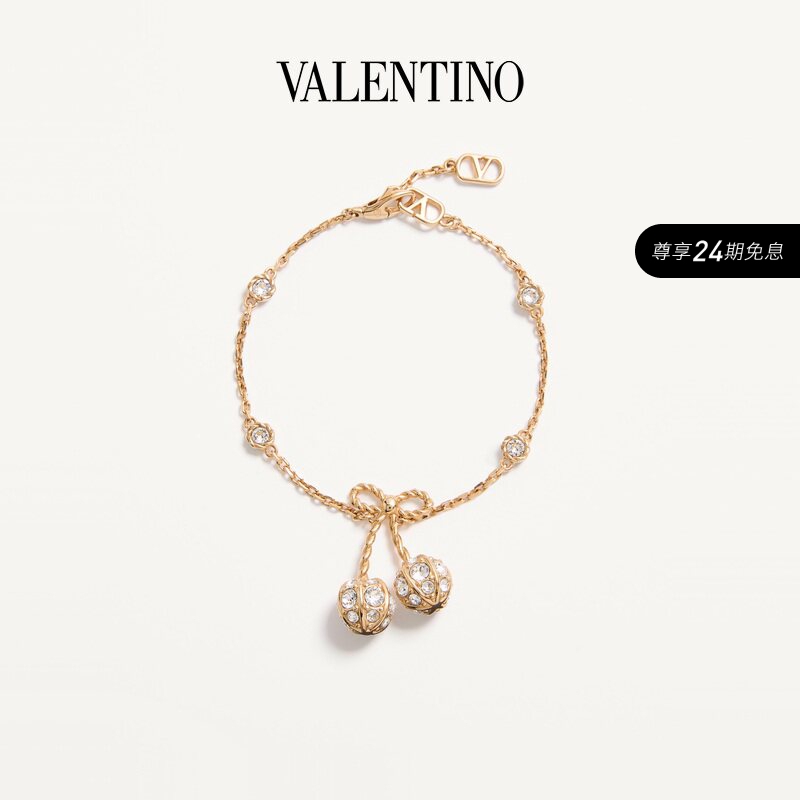 Valentino Valentino Women's Cherryfic Cherry-Shaped Metal Bracelet