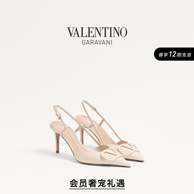 Valentino Valentino Women's Vlogo Signature High Heels Wedding Shoes [Gift]