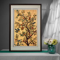Hunan Chuanli Hunan Embroidery Handmade Silk Embroidery Tea Room Entrance Hanging Painting Home New Chinese Style Craft Gift Decoration Painting