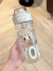 Water Bottle for Girls, Summer Sports, Boys, Students, Children, Tritan Plastic, Portable, 2026 New Model, Travel Straw Cup