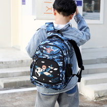 New Pint Elementary School Student Bag 1-2 Grade 12 Boy Plane Tank Small Number Cartoon Children Double Shoulder Backpack