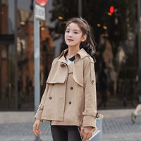 [Crown chất lượng phiên bản giới hạn 69 nhân dân tệ] vivi ngọt ngào phiên bản Hàn Quốc của Học viện Nhật Bản áo hai dây ngắn áo gió ngắn áo gió nữ