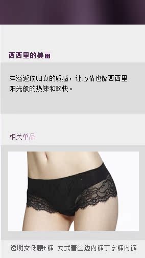 Slip YISELLE en nylon - Ref 667844 Image 14