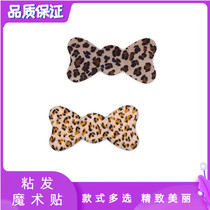 Japanese-style bow broken hair patch net red BAO WEN female hair accessories sticky Velcro baby cute headdress Liu sea stickers