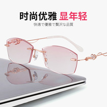 Presbyopia ladies HD middle-aged air defense blue light Fashion old glasses official flagship store high-end brand