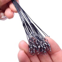 Lujah Steel Wire Front Wire Marine Fishing Iso Fishing Wire Anti-Winding Main Line Strong Pull Anti-Biting Line Boat Fishing Sea Fishing Gear Supplies