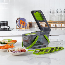 Ding artifact home multi-functional vegetable cutting artifact kitchen shredded slice milk tea shop cut fruit cut lemon machine