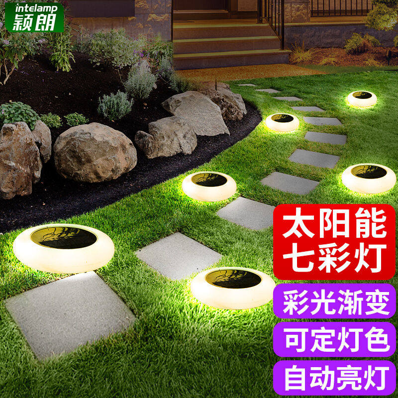 Yinglang Solar Lamp Courtyard Lamp Outdoor Grass Terrace Lamp Outdoor Waterproof View Lamp Home Led Decorative Lamp Villa