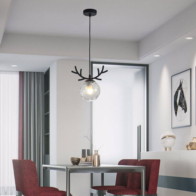 The Sanskrit post modern minimalist North European-style small chandelier dining room lamp Three-head master bedroom book room Yang Bar