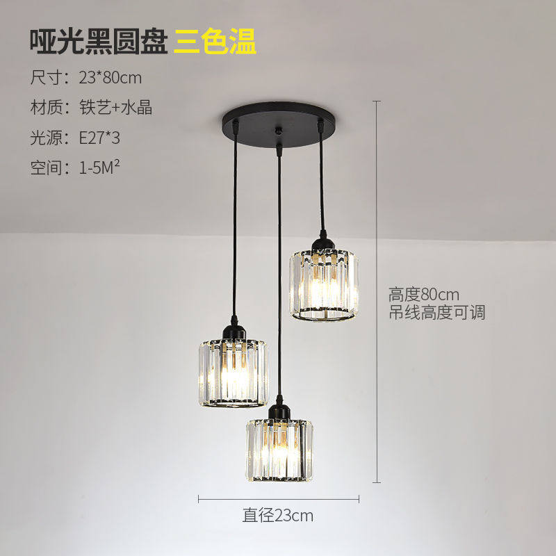Ludenman Crystal Dining Room Chandelier Modern Minima Light Lavish Creative Living Room Table Small Chandelier Dining Chandelier Stairs Long