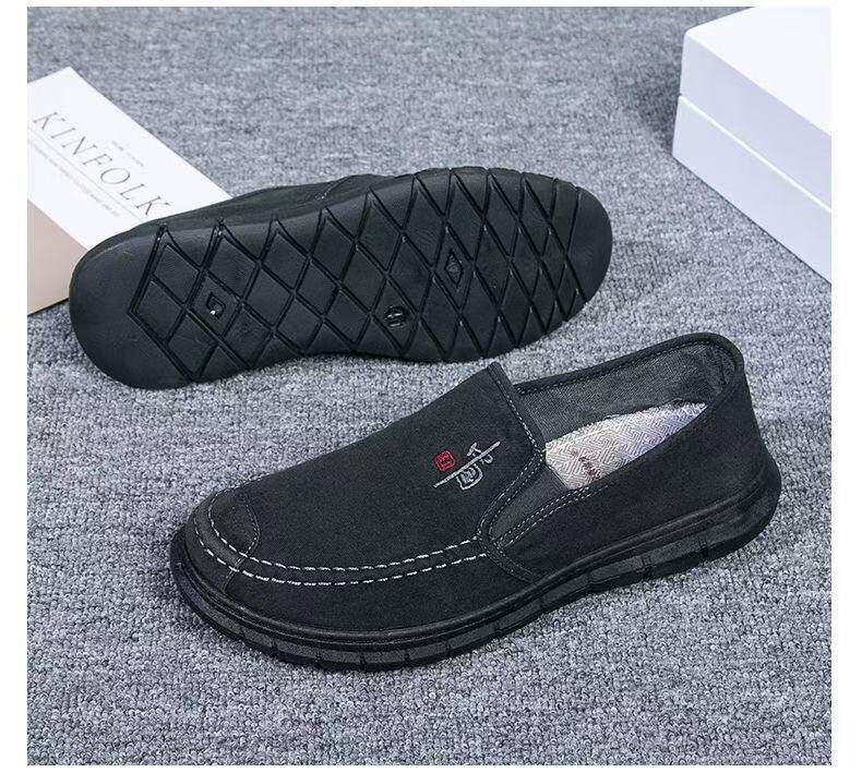 Giày lười nam vải bạt đế mềm thoáng khí kiểu dáng cổ thấp dễ phối đồ — ZG-88 Lão Bắc Kinh - Xanh dương, ZG-88 Lão Bắc Kinh - Đen, ZG-88 Lão Bắc Kinh - Xanh dương [Hộp], ZG-88 Lão Bắc Kinh - Đen [Hộp] chi tiết 17