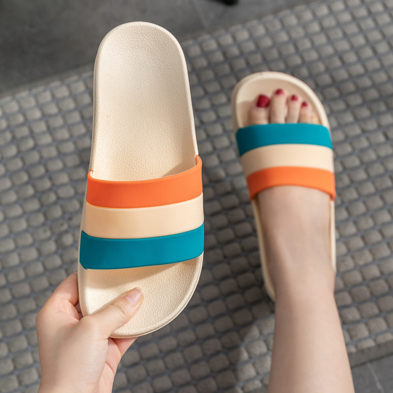 Women's Summer New Style Slippers for Outdoor Wear, Fashionable Thick-Soled Indoor Home Bathroom Non-Slip Slippers for Men and Women Women's Summer New Style Slippers for Outdoor Wear, Fashionable Thick-Soled Indoor Home Bathroom Non-Slip Slippers for Men and Women