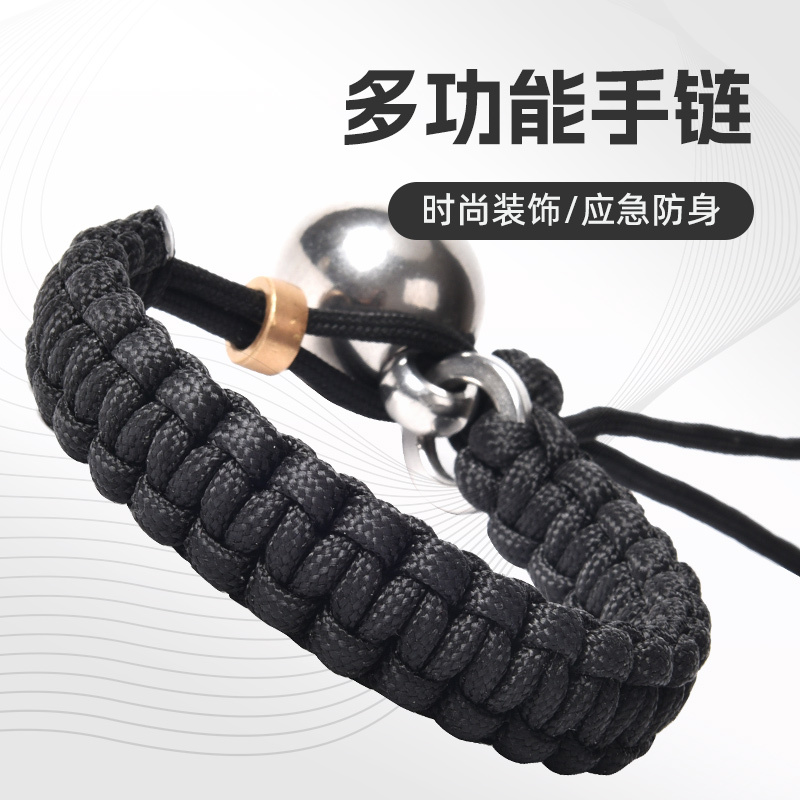 Multifunctional Bracelet for Self-Defense, Emergency Supplies, Portable Protective Hammer, Tactical Bracelet, Survival Self-Defense Window-Breaking Hammer