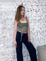 OLASTAGE Australian designer brand DION LEE LEE new fish bone lace corset star with vest