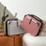 Модная портативная косметичка, сумка через плечо, портативный чемодан, ящик для хранения для путешествий, коробка, новая коллекция, 14 дюймов