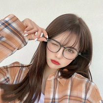 Anti-blue glasses Net red myopia anti-radiation computer goggles men and women tide flat mirror mobile phone glasses frame