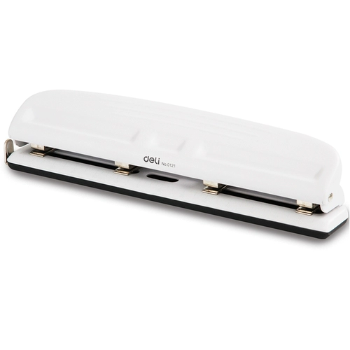 Deli 0121 сверхмощный дырокол на четыре отверстия, дырокол для бумаги A4, бумажный архивный материал, тестовая бумага, катушка, кольцевая пряжка, перфоратор с отрывными листами, многофункциональный регулируемый интервал между отверстиями, дырокол с несколькими отверстиями, переплетные канцелярские принадлежности