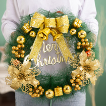 Christmas decorations 40 50cm idyllic wreath door hanging ornaments 60cm rattan shop window pine cone pendant