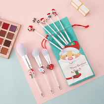 Candy Christmas Gift Makeup Brush Old Elk Cute Candy Carry Makeup Tool Set Christmas Gift