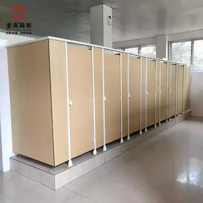 Tengjue round column partition dressing room toilet partition plate processing custom door panel hardware accessories Golden Roman column