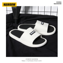 Slippers mens summer outdoor wear Korean version of the personality outdoor trend word cool drag mens net red couple household ins tide