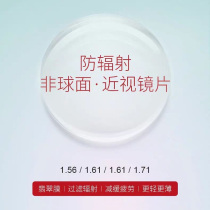 bai ya 1 56 1 61 aspheric radiation myopia Lens 1 67 1 73 thin resin lens 2 pieces