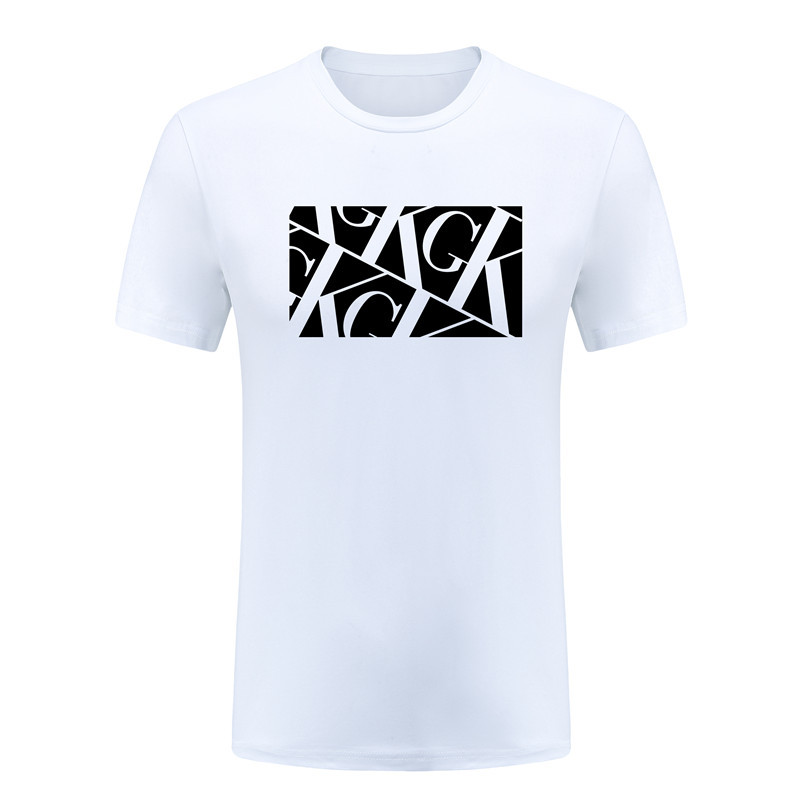2024 New Short-Sleeved Men's T-Shirt Round Neck Slim Modal Large Size Letter Printed Casual Top Youth Half-Sleeved 2024 New Short-Sleeved Men's T-Shirt Round Neck Slim Modal Large Size Letter Printed Casual Top Youth Half-Sleeved