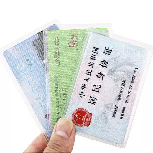 Прозрачный матовый антимагнитный картхолдер, чехол для проездного, карточка участника, защитный чехол, банковская карта