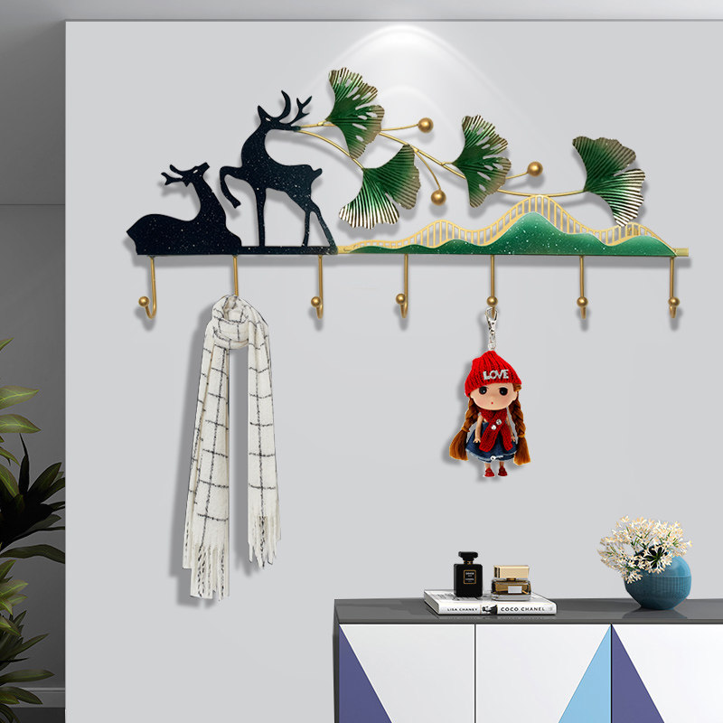 Brief hanging clothes hook door rear Xuanguan containing wall hanging rack modern personality rack creativity light extravagant and artistic hook
