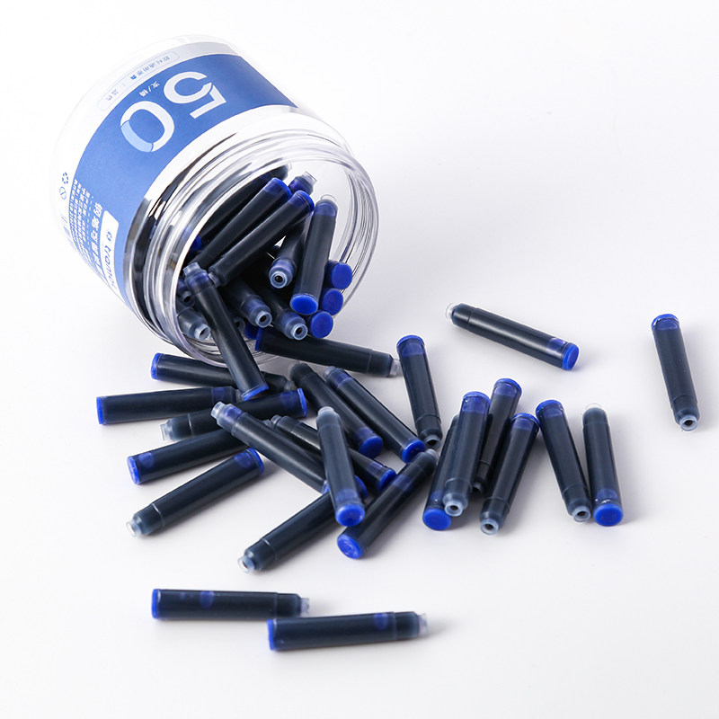 Tramol Fountain Pen Refill Ink Cartridges European Standard 2.4mm Universal Blue and Black Ink Cartridges Fountain Pen Universal Ink Cartridges