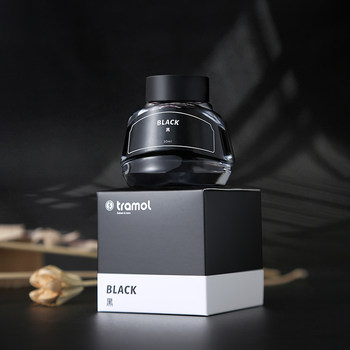 [Tramol/Everyday Four-Color Ink]Non-Carbon Ink for Fountain Pens, Black, Blue, Blue-Black, Red, Dye-Based, Quick-Drying, Suitable for Calligraphy and Writing, Does Not Clog the Pen